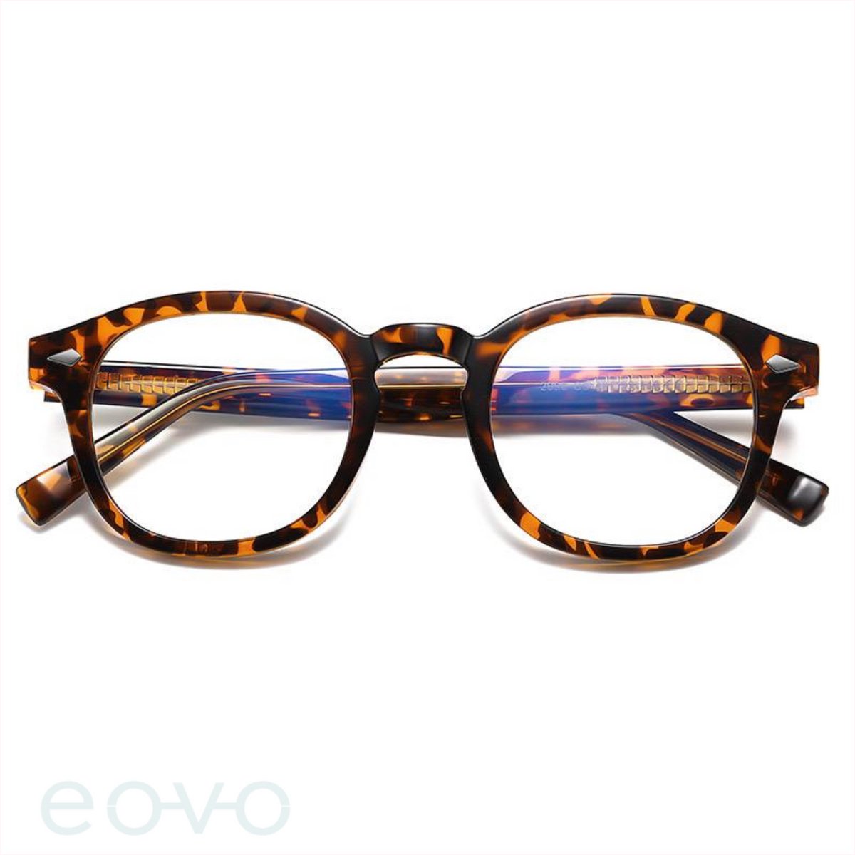 Blauw Licht Filter Bril Zonder Sterkte ORANJE BRUIN tijger frame | Dames | Blue Light Glasses | Compter Bril